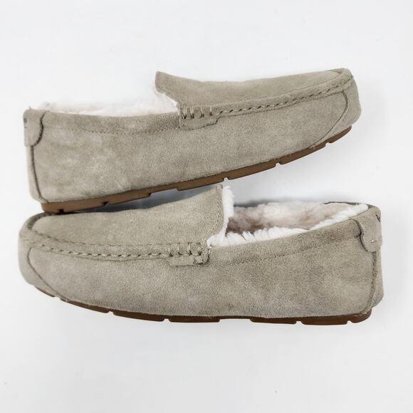 Koolaburra by UGG Slippers Men 11 Tipton Taupe Suede Faux Fur Lining 1105893 - Picture 7 of 10